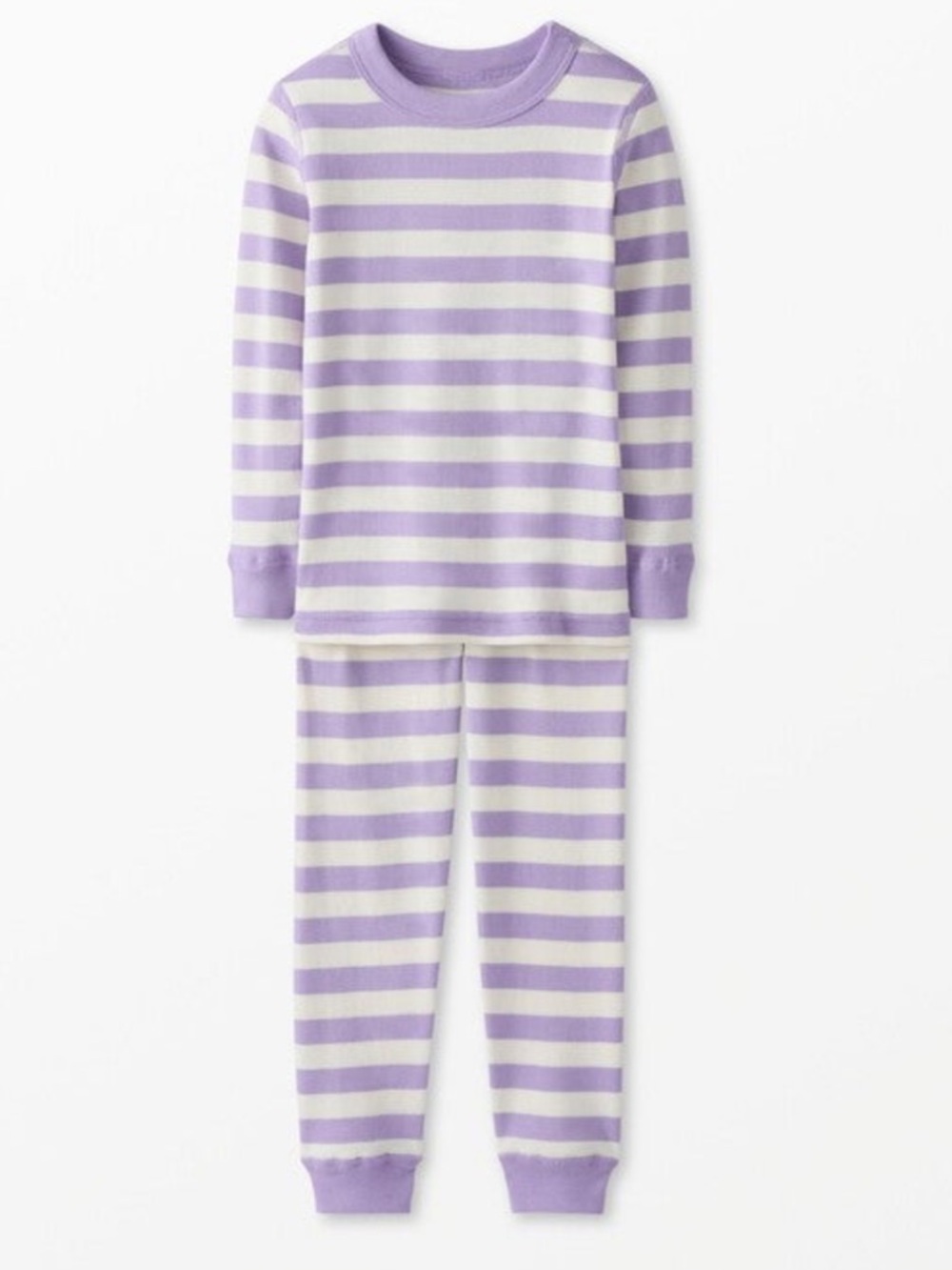 Hannah Anderson Kids Striped Long John Pajama Set / Kids Long Johns